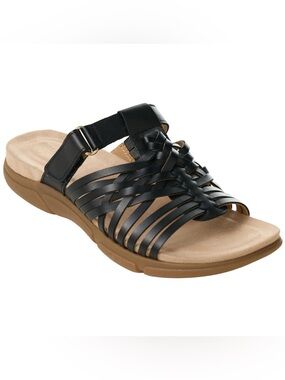 Easy Spirit Mindi Woven Leather Sandal 10